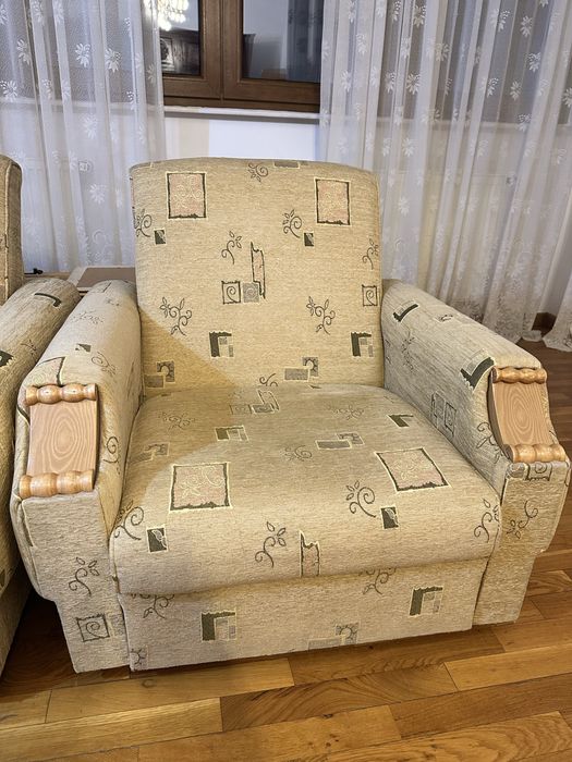 Fotolii lemn si textil vintage