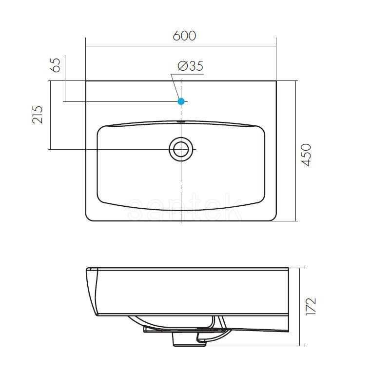 Раковина Santek Нео 60 1WH302186