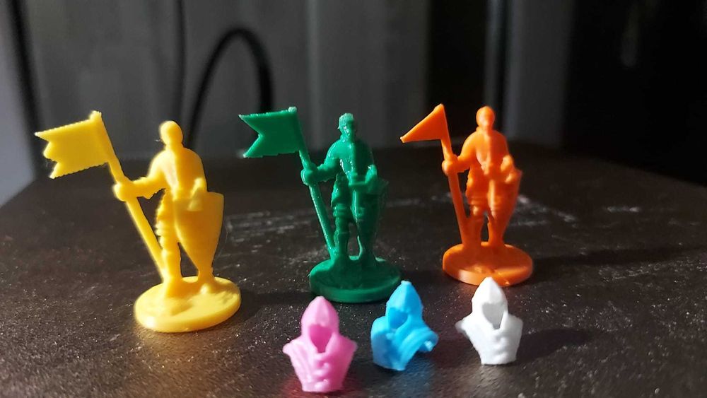 Piese catan printate 3D diverse culori