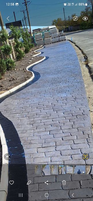 Beton amprentat si elicopterizat