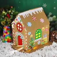 DIY Коледна Бисквитена къща