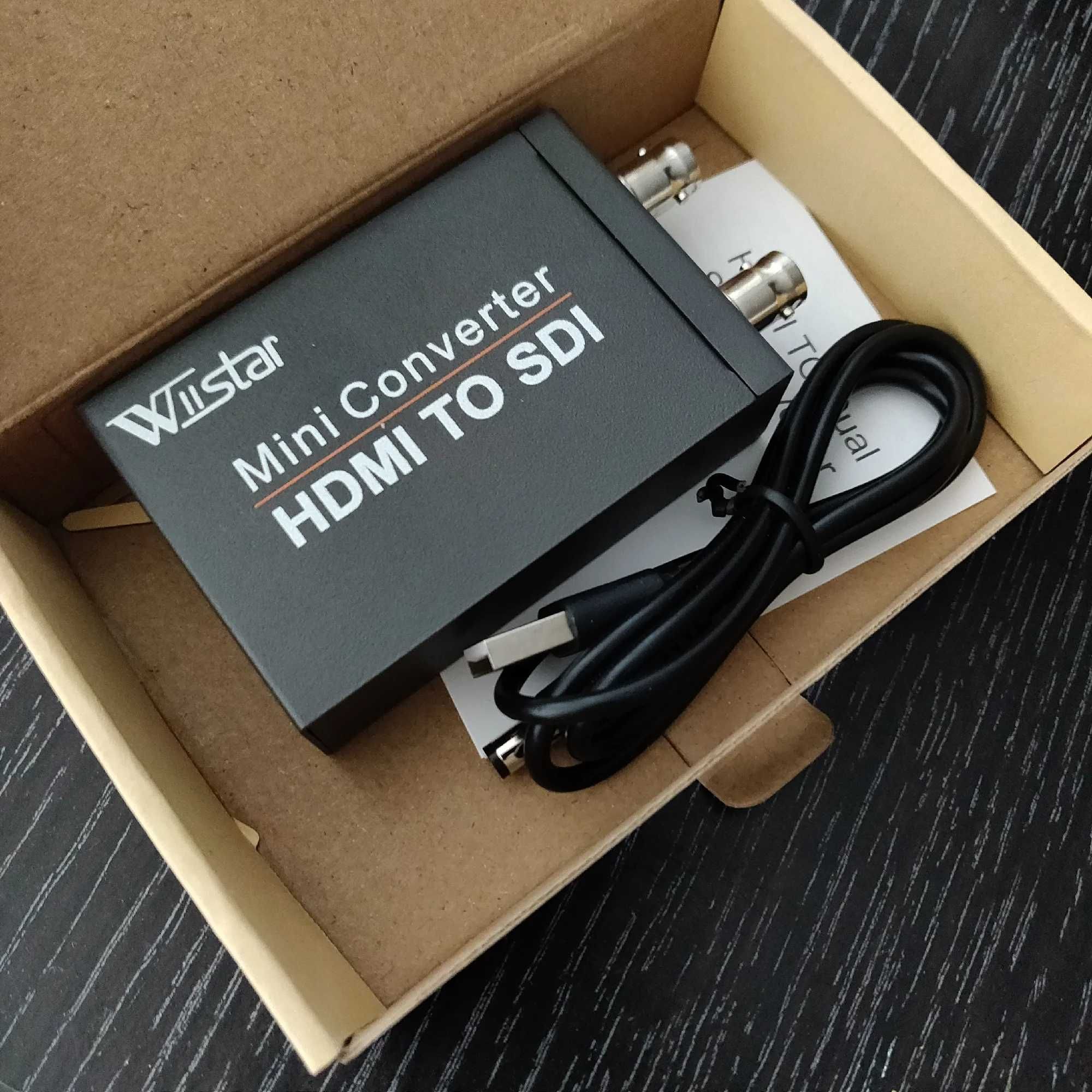 Видео-аудио адаптер SDI к HDMI, 1080P