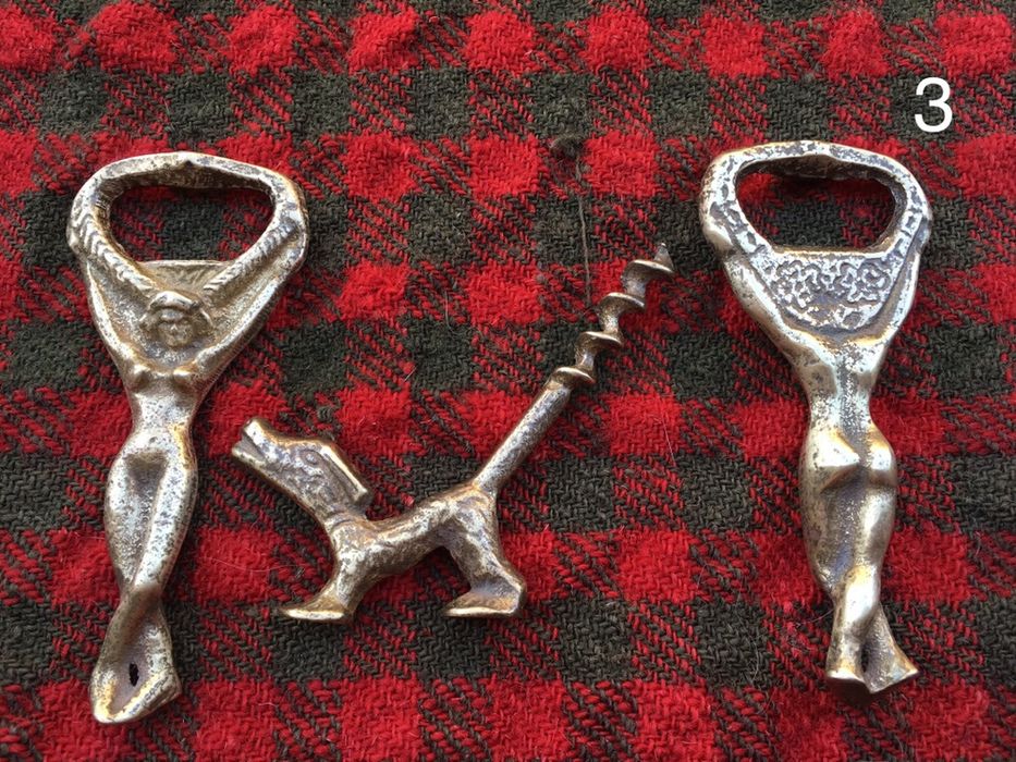Бронзови фигури отварачки тирбушони леярско злато ръчно изработени