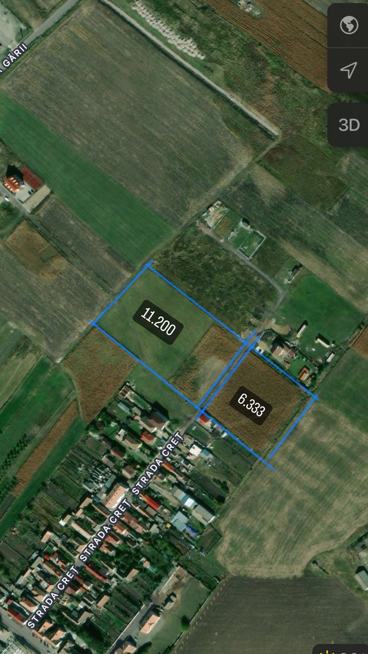 Vând teren Intravilan în comuna Șura Mică, strada Creț, 18.200 m2
