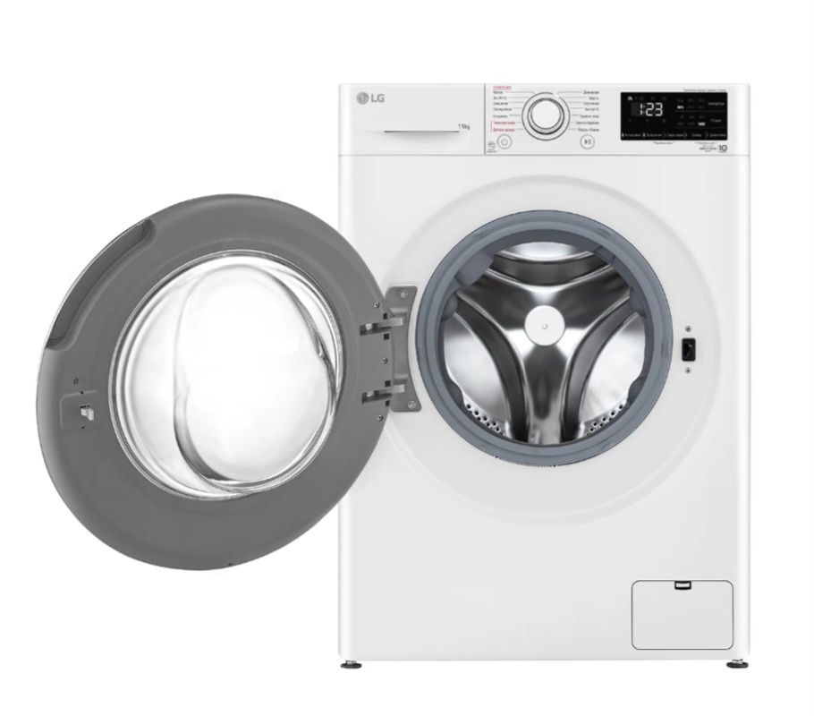 Стиральная машина LG F4V3ES6W, 11 кг, Inverter, AIDD Steam Акция