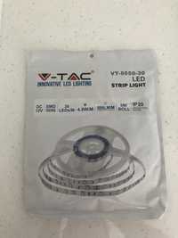 LED Лента V-TAC, 5 метра, 4.8W/M. IP20 12V