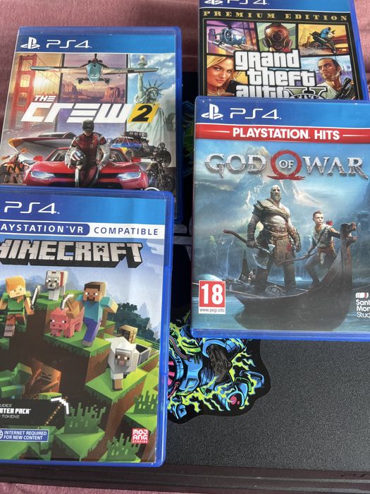 Ps4 Pro 500gb ssd +4jocuri+o maneta