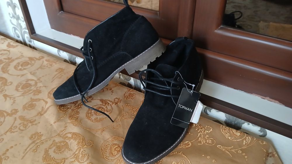 Мужские замщевые ботинки