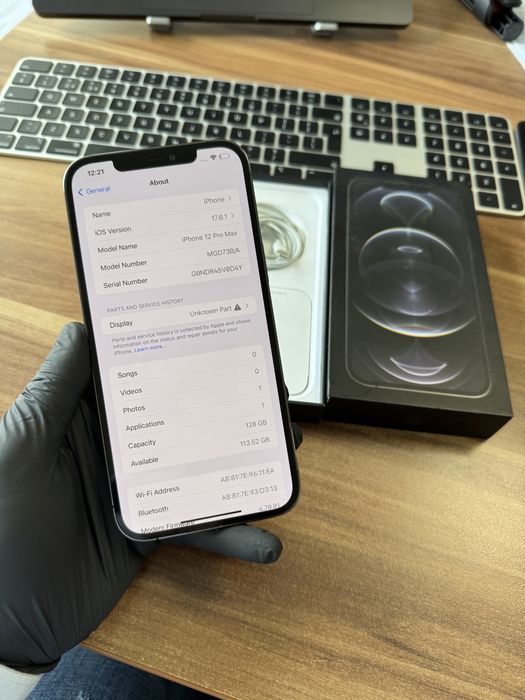 iPhone 12 Pro Max / 128 gb / Space Gray / Impecabil |