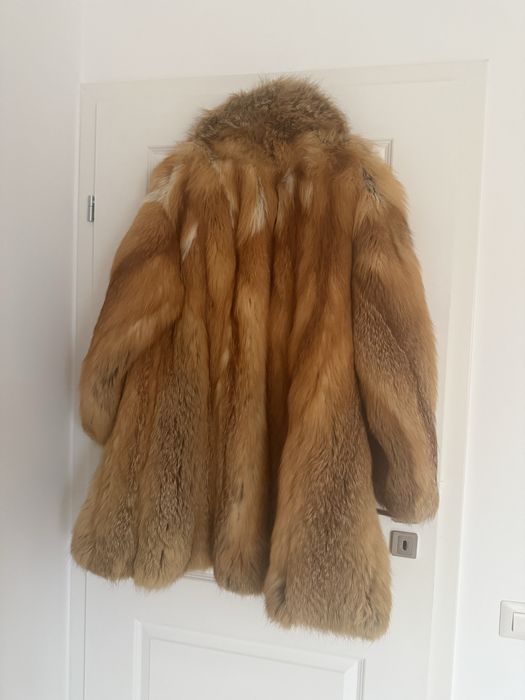 Blana naturala aurie de vulpe