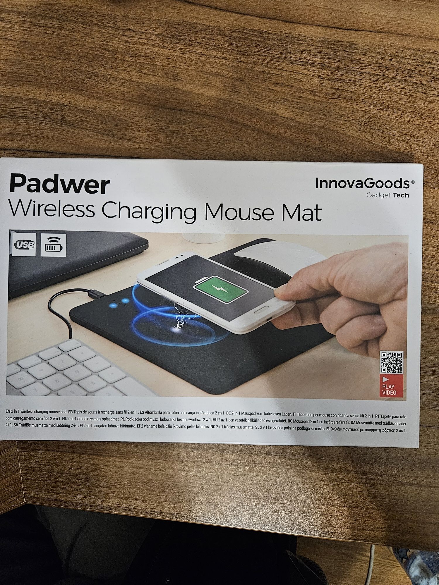 Vând mousepad wireless charging Padwer InnovaGoods