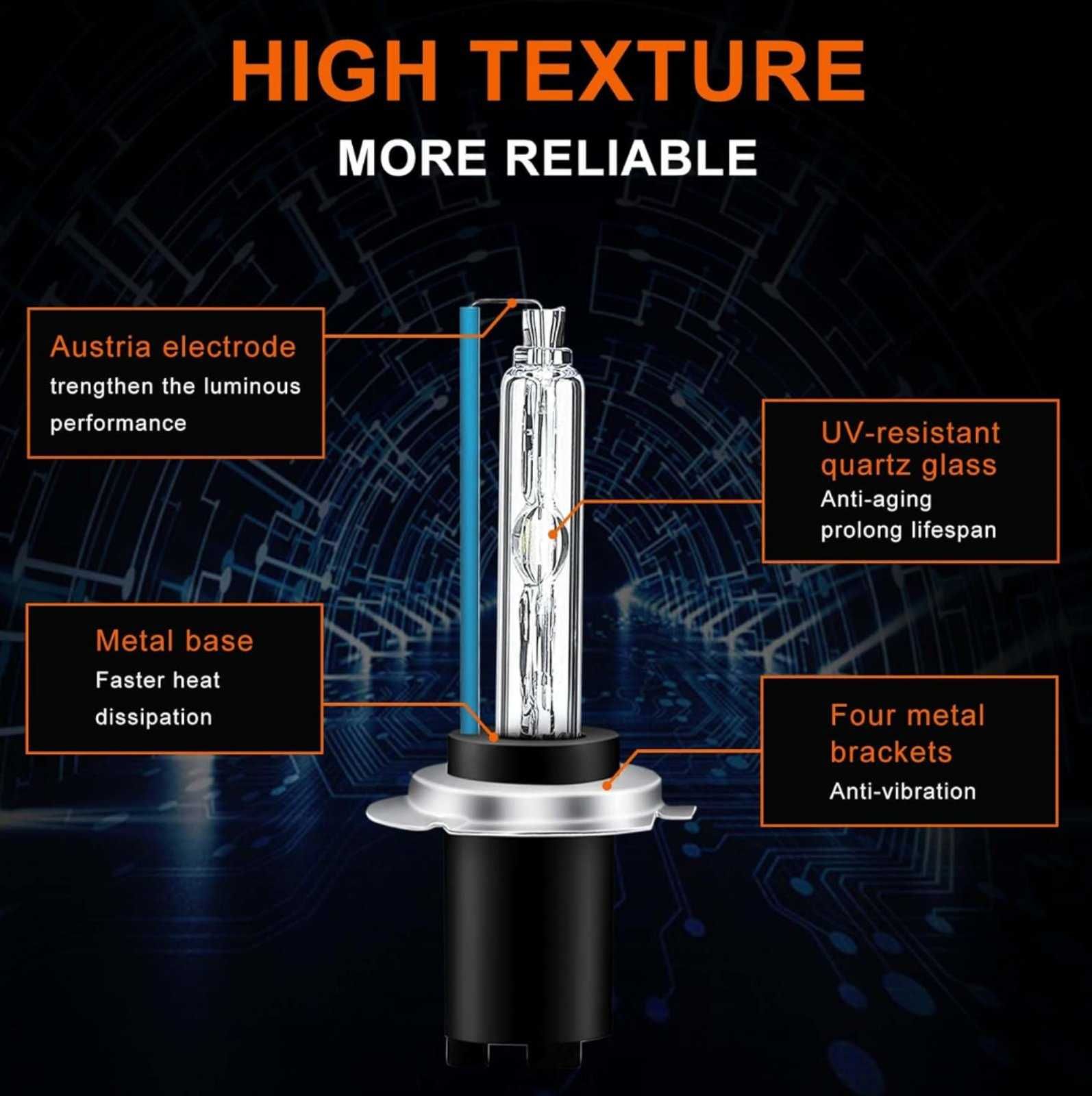 Xenon H7 HID комплект Wattstar 12V 6000K Супер ярка Canbus без грешки