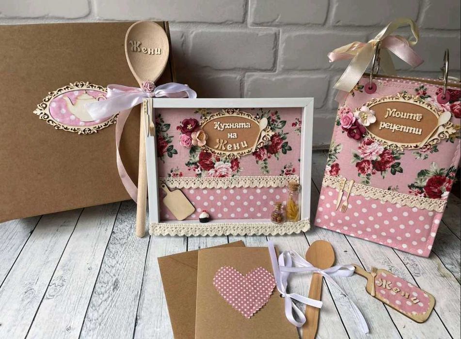 Рецептурник, ръчна изработка, розов