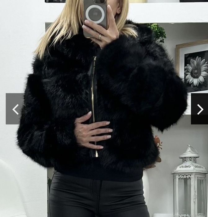 Къси якета с еко косъм