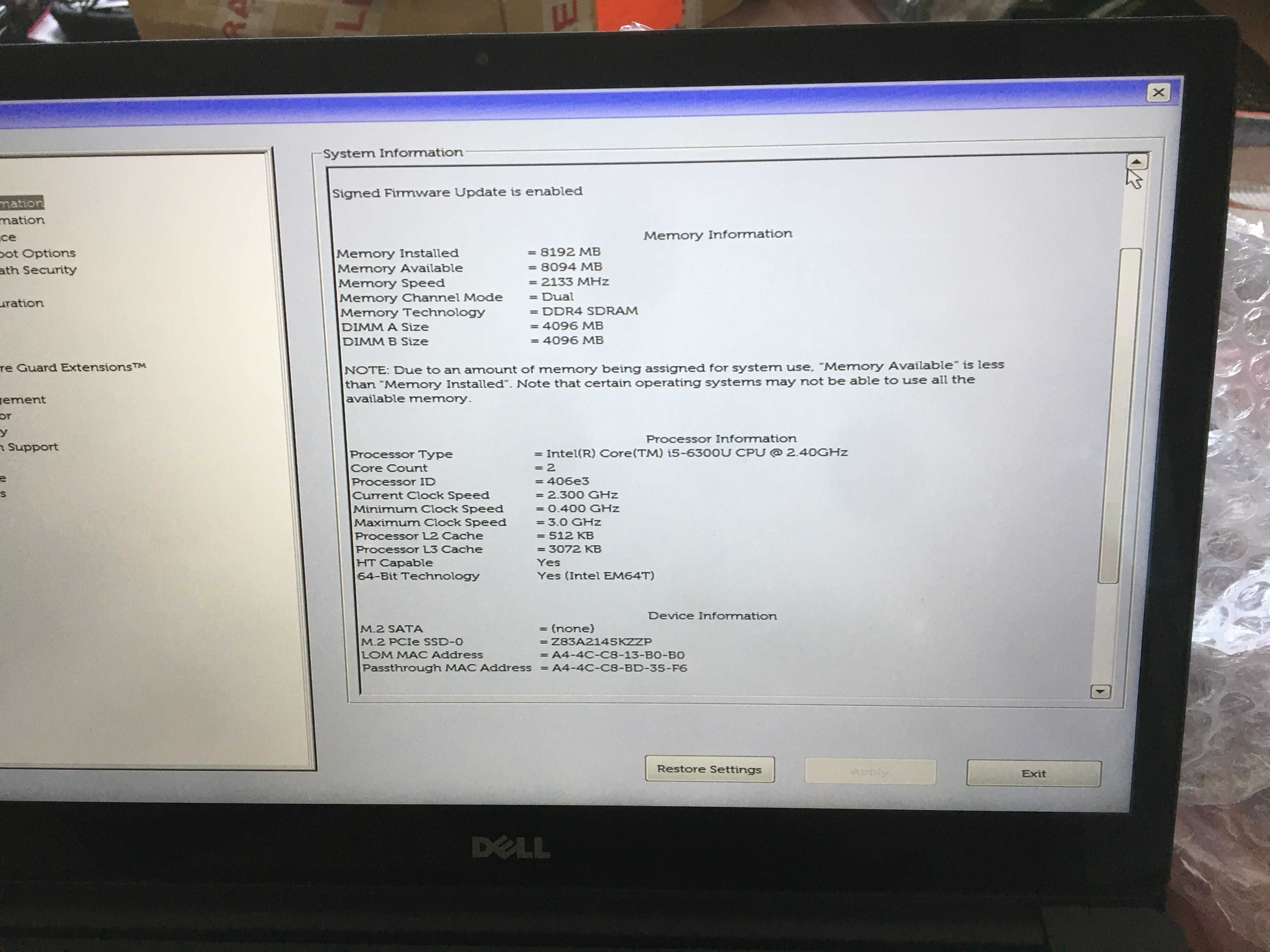 Dell 7480,Touch screen 14" FHD,i5-6300U,8Gb RAM,hhd 238GB/NVMe/