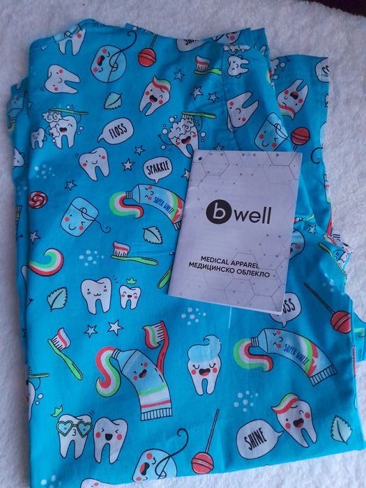 Чисто нови медицински чехли естествена кожа, нова медицинска туника