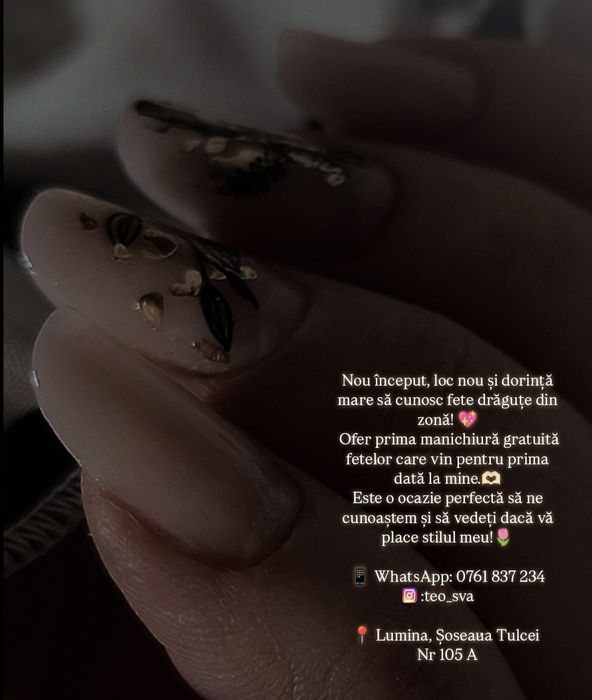 Manichiură gratuită pentru fetele noi!