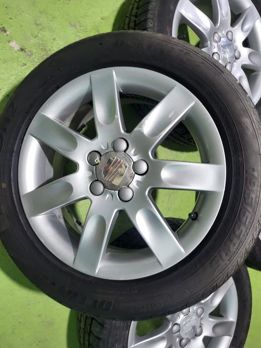 15 5x100 Seat Ibiza Vw Polo Skosa Fabia 195/55/15