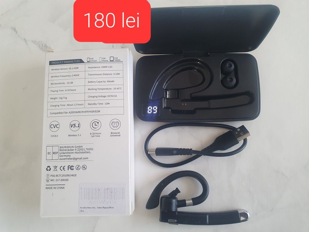 Casti JABRA si Casti JBL _ Casti Audio In Ear JBL Tune 125, Wireless,