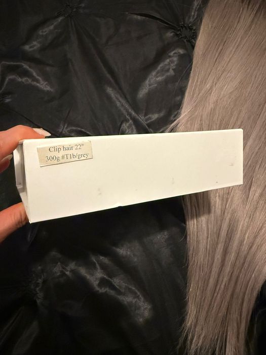 vând set extensii clip on păr natural