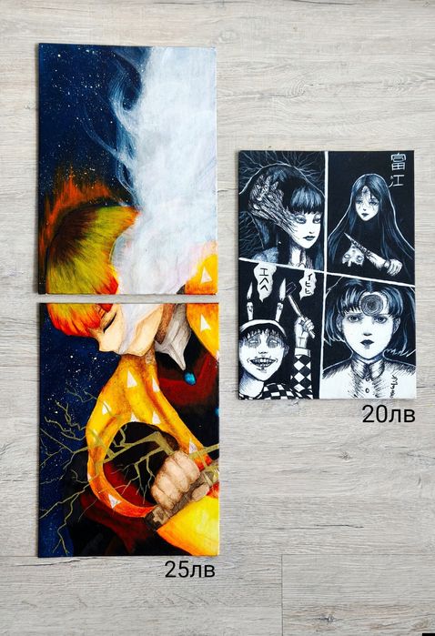 Аниме картини- Demon Slayer, Junji ito