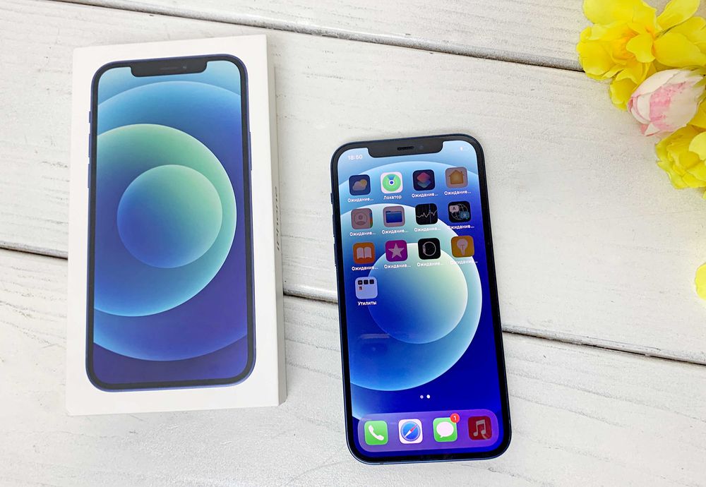 iPhone 12 128Gb синий  Гарантия  Магазин Red Geek