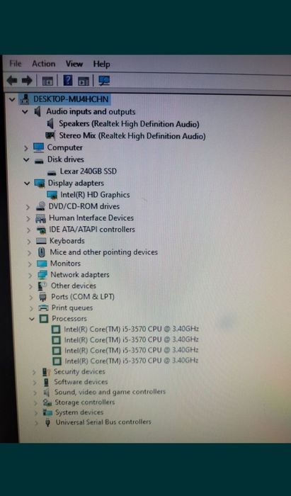 Calculator i5-8g-ssd240