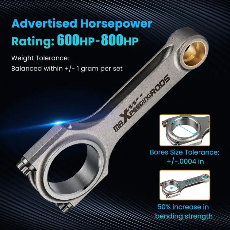 Ковани биели BMW E34 M5 S38B38 S38 3.8L 142.5mm 4340 EN24