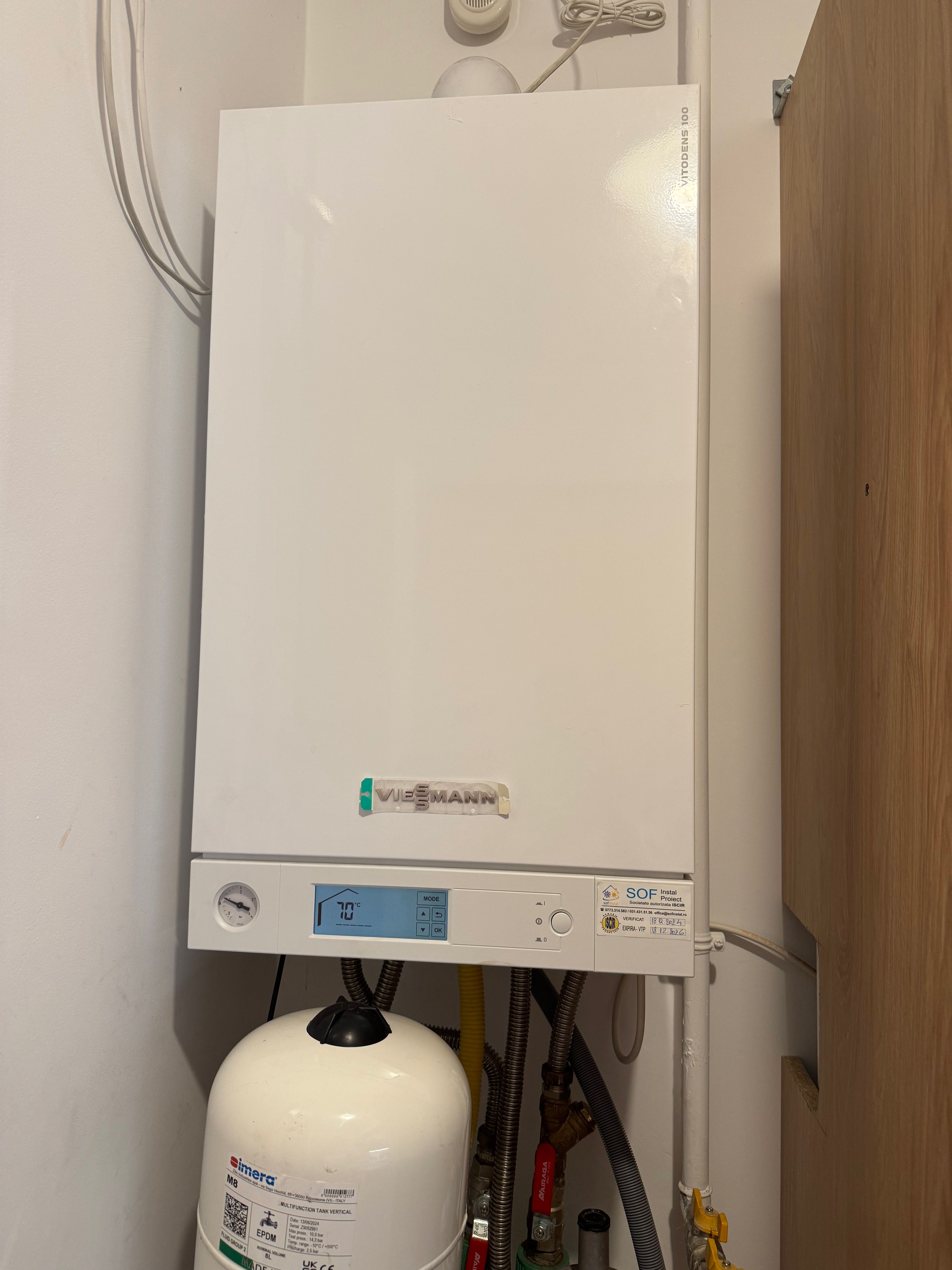 Centrala Viessmann cu boiler