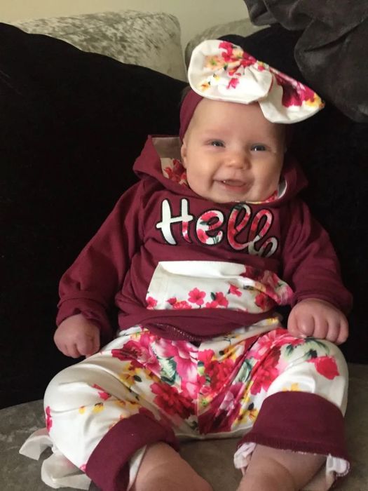 Trening bebelusi fetițe 3 piese