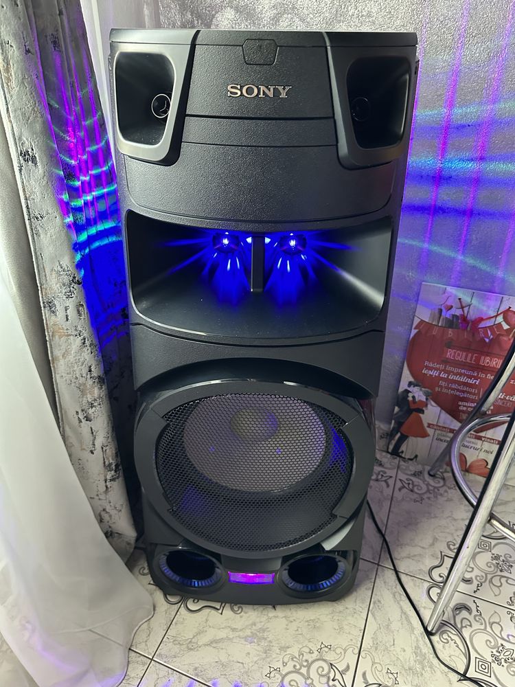 Boxa Sony V73D party music Party lights