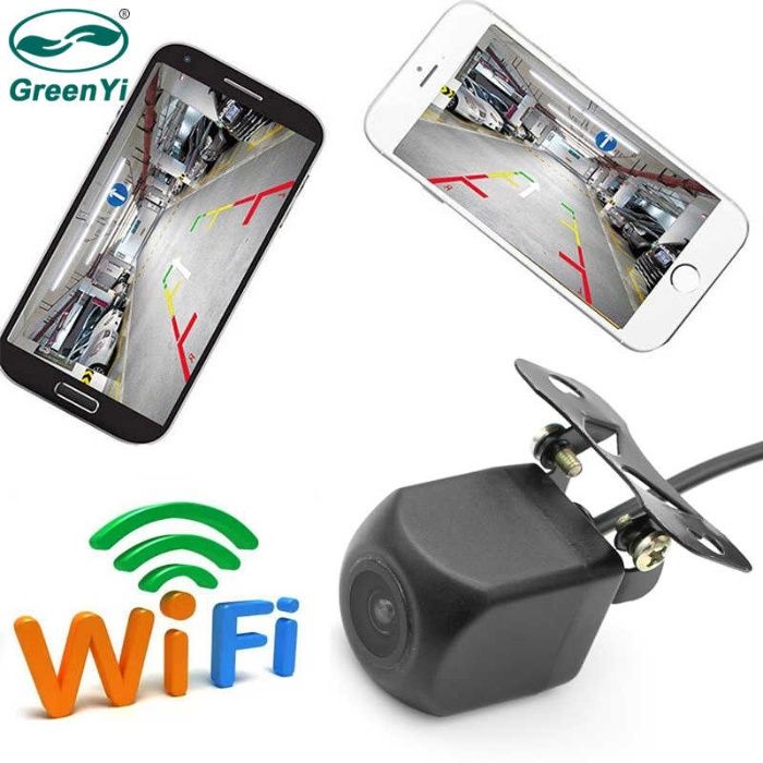Безжична WI _ FI камера за заден ход . Автопарктроник , регистратор