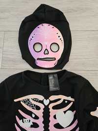 Costum Halloween schelet (marimea 134-140 cm / 8-10 ani)