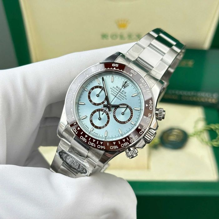 rolex daytona 4131 сребърен/платинен отворен гръб