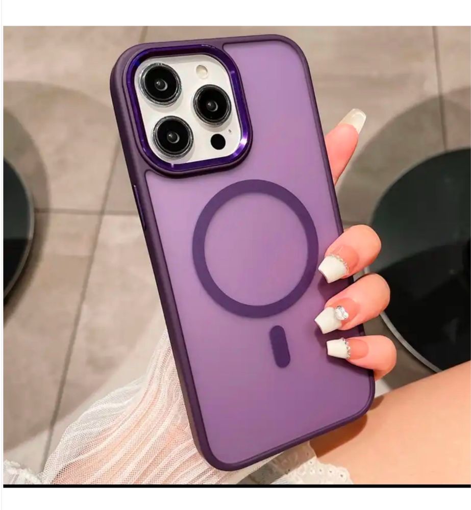 Iphone 16/16 PRO/16 PLUS/16 PRO MAX Husa G CASE Magsafe Spate Fumuriu