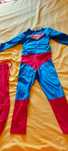 Costum Superman cu muschi, pelerina, 3-5 ani, 100cm