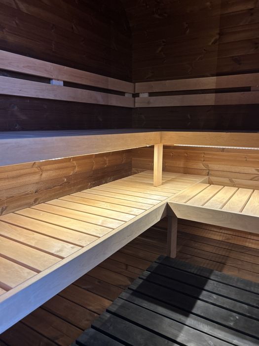 Sauna cu ciubar fibra de sticla thermowood