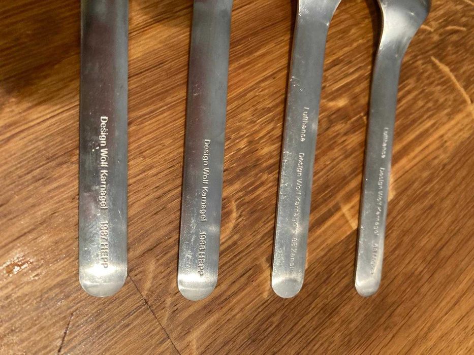 LUFTHANSA piese tacam lingurite linguri furculite retro Pinti WMF HEPP