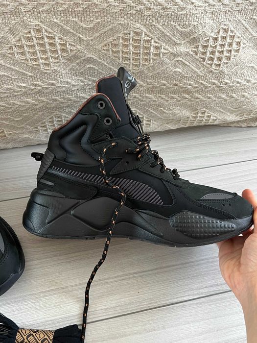 Adidasi PUMA RS-X Mid Black Ice marimea 40.5 [NOI]