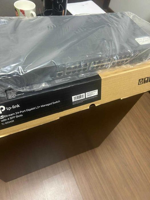 Коммутатор 24 ports TP-Link TL-SG3428, 24x10/100/1000,4хGigabit SFP+