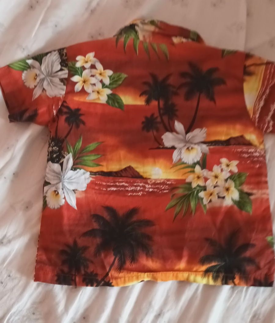 Camasuta in stil hawaian 3/4 ani