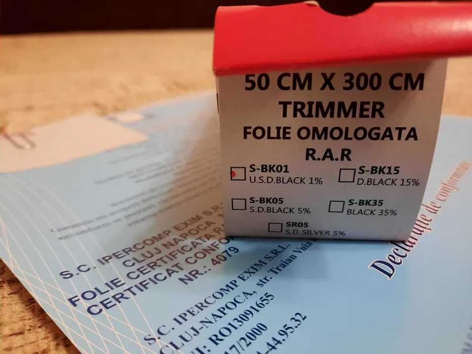 Vand folie auto, omologata RAR
