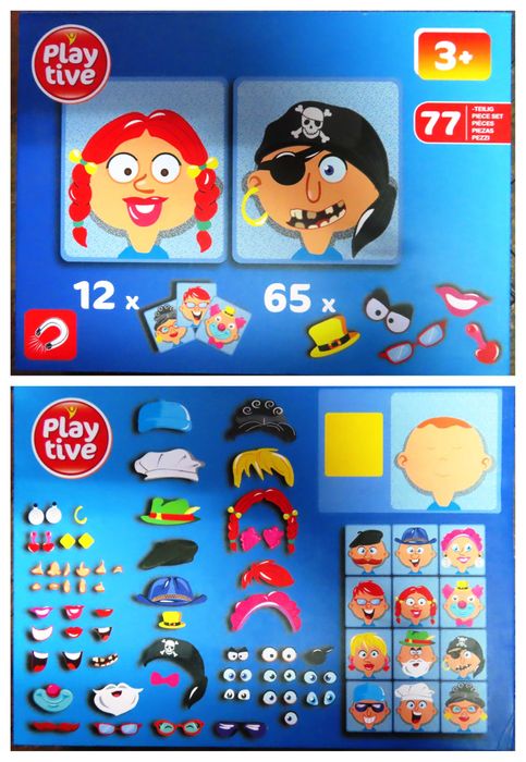 6 jucării, unele din lemn, îndemînare şi creativitate (2-3+ ani)