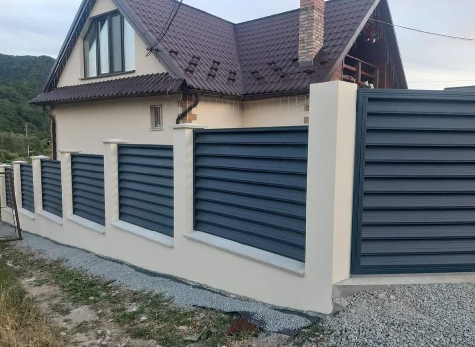 Gard și porți din plasă metalică fabricate exact după cerințe. Acesta