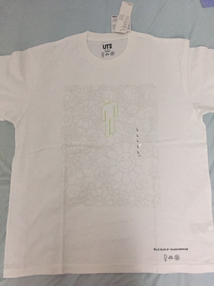 Tricou Uniqlo x Takashi Murakami x Billie Eilish