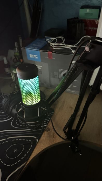 Микрофон HyperX QuadCast S 4P5P7AA черный