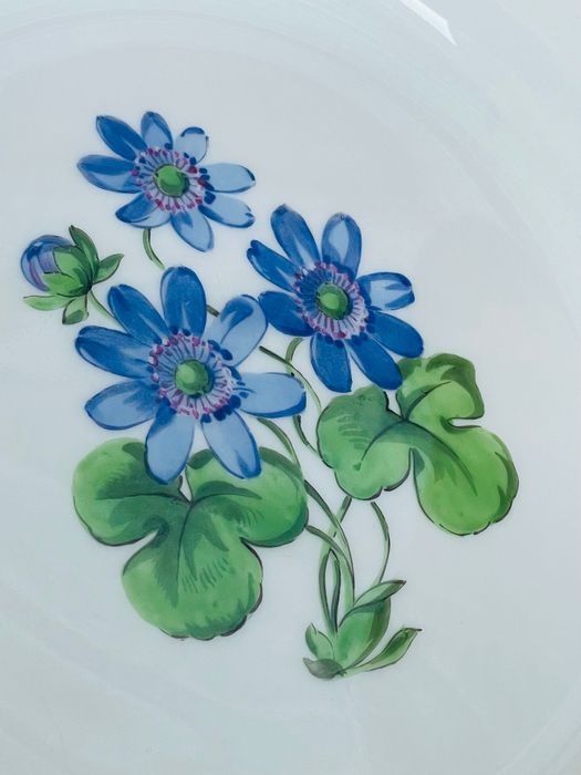 Meissen, комплект от две порцеланови чинии