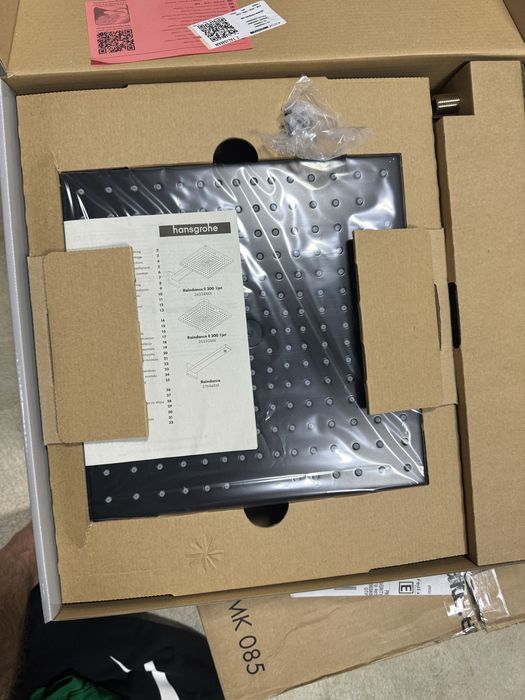 Vand palarie dus Hansgrohe, negru mat