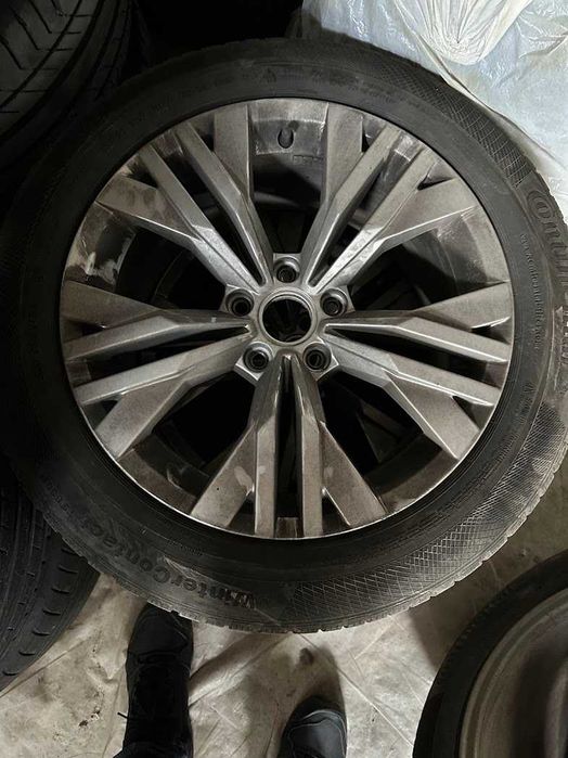 4бр. ал.джанти VW Ancona 8Jx17 ET41 + зимни гуми Continental 225 55 17