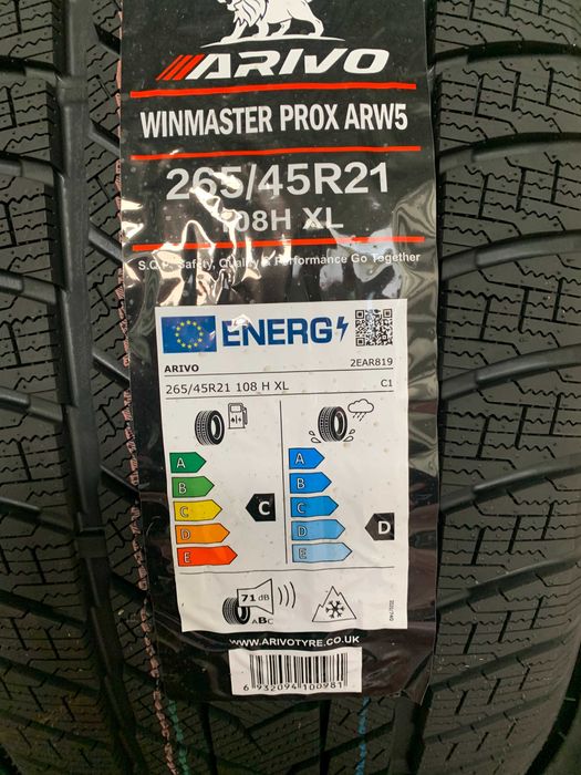 Нови зимни гуми ARIVO Winmaster ProX ARW 5 265/45R21 108H XL НОВ DOT